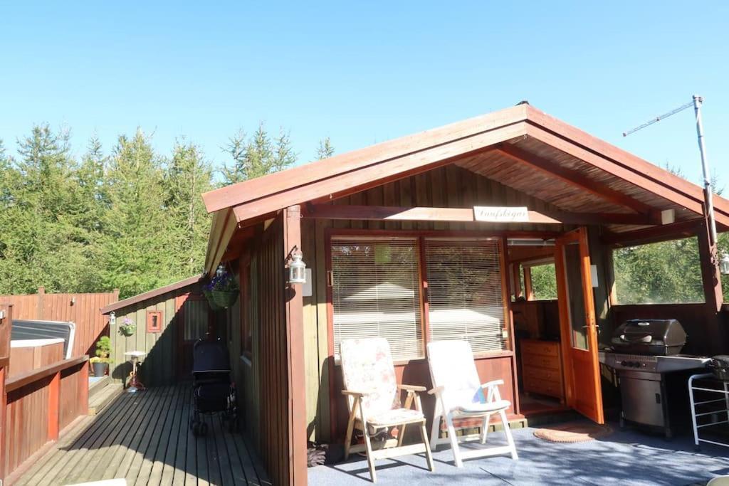 Cottage With Hot Tub In Beautiful Surroundings Hroarsstathir Exterior foto